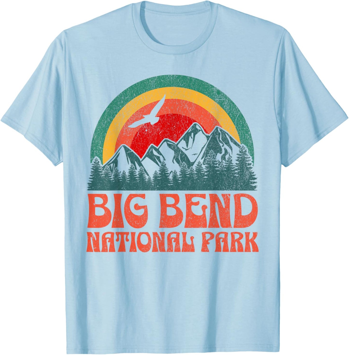 Big Bend National Park T-Shirt - T-Shirt | Light Blue