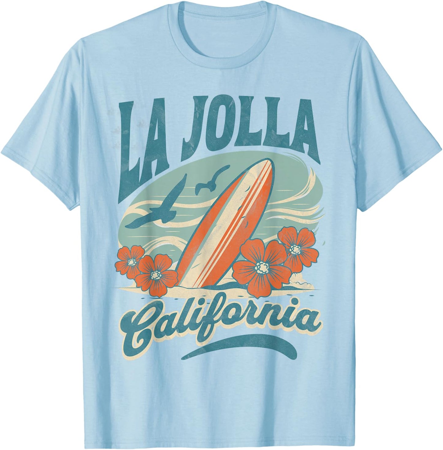 La Jolla T-Shirt - T-Shirt | Light Blue