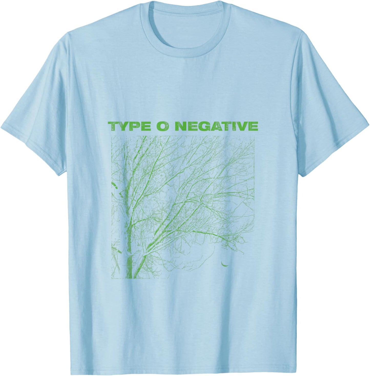 Type O Negative Tree White T-Shirt - T-Shirt | Light Blue