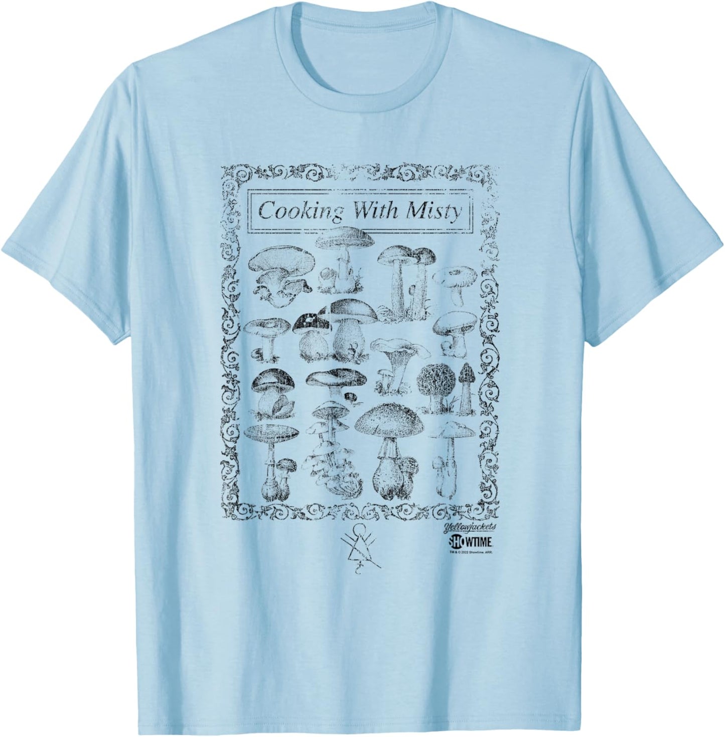 Yellowjackets Cooking with Misty T-Shirt - T-Shirt | Light Blue