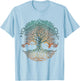 Tree of Life Yggdrasil Viking Midgard Thor Walhalla T-Shirt - T-Shirt | Light Blue