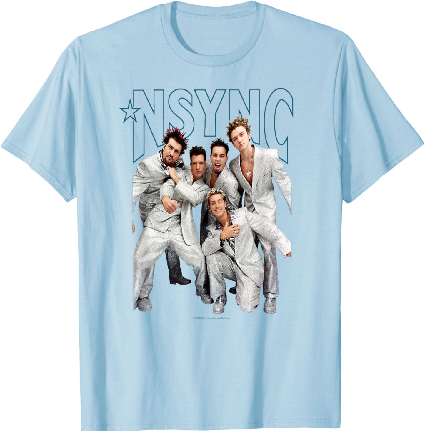 NSYNC Official Thinking of You T-Shirt - T-Shirt | Light Blue