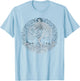 Tree of Life Yggdrasil Viking Midgard Thor Walhalla T-Shirt - T-Shirt | Light Blue