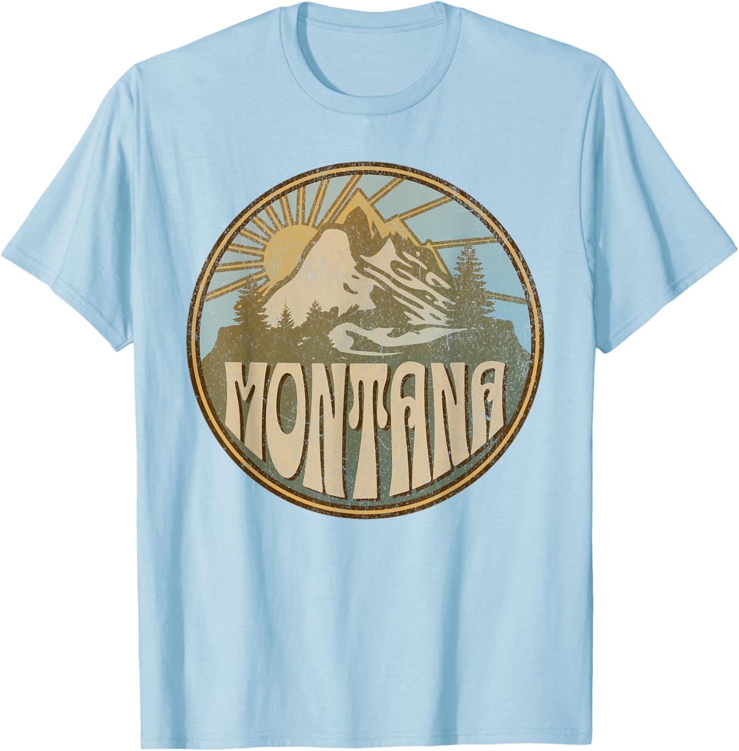 Montana T-Shirt - T-Shirt | Light Blue