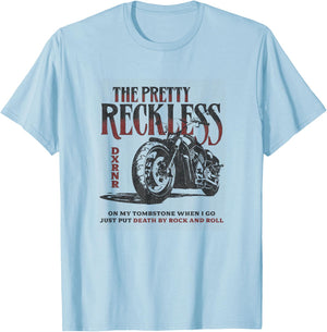 The Pretty Reckless - Motorcycle T-Shirt - T-Shirt | Light Blue