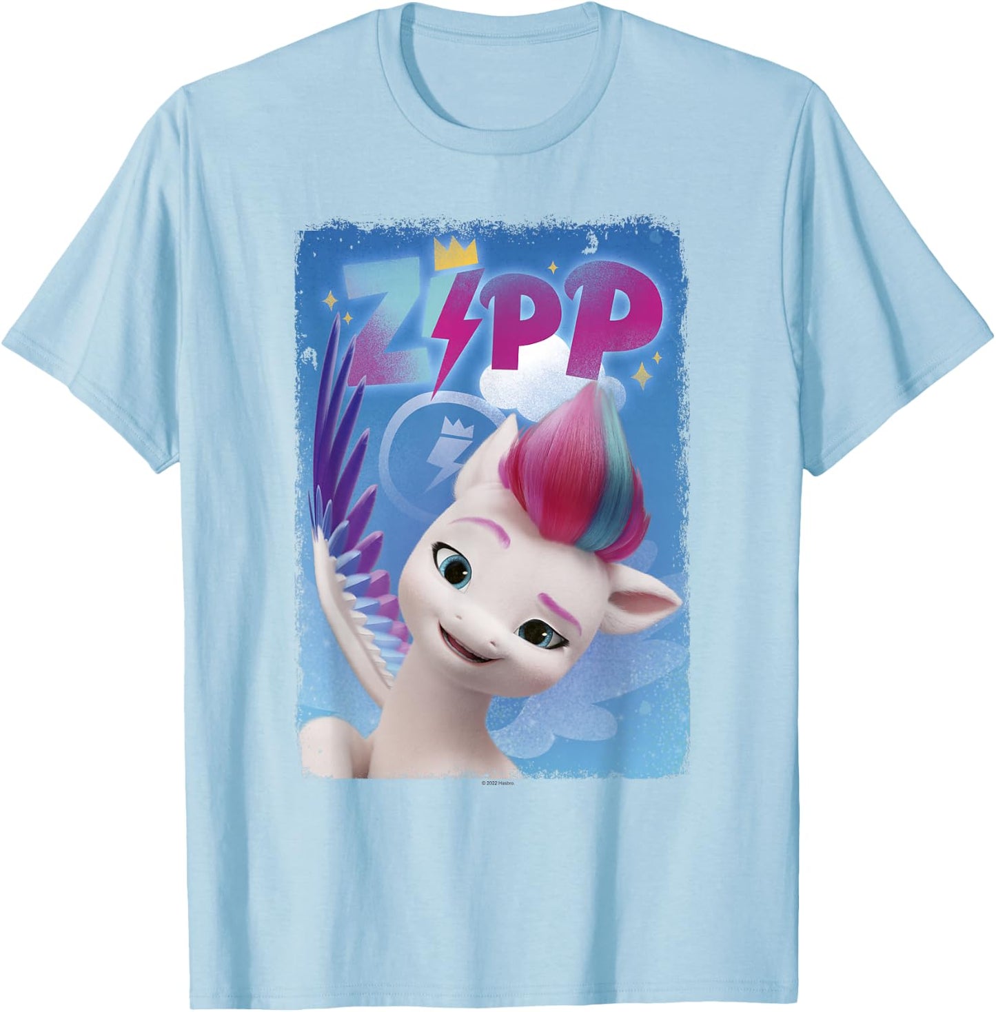 My Little Pony: A New Generation Zipp Storm Poster T-Shirt - T-Shirt | Light Blue