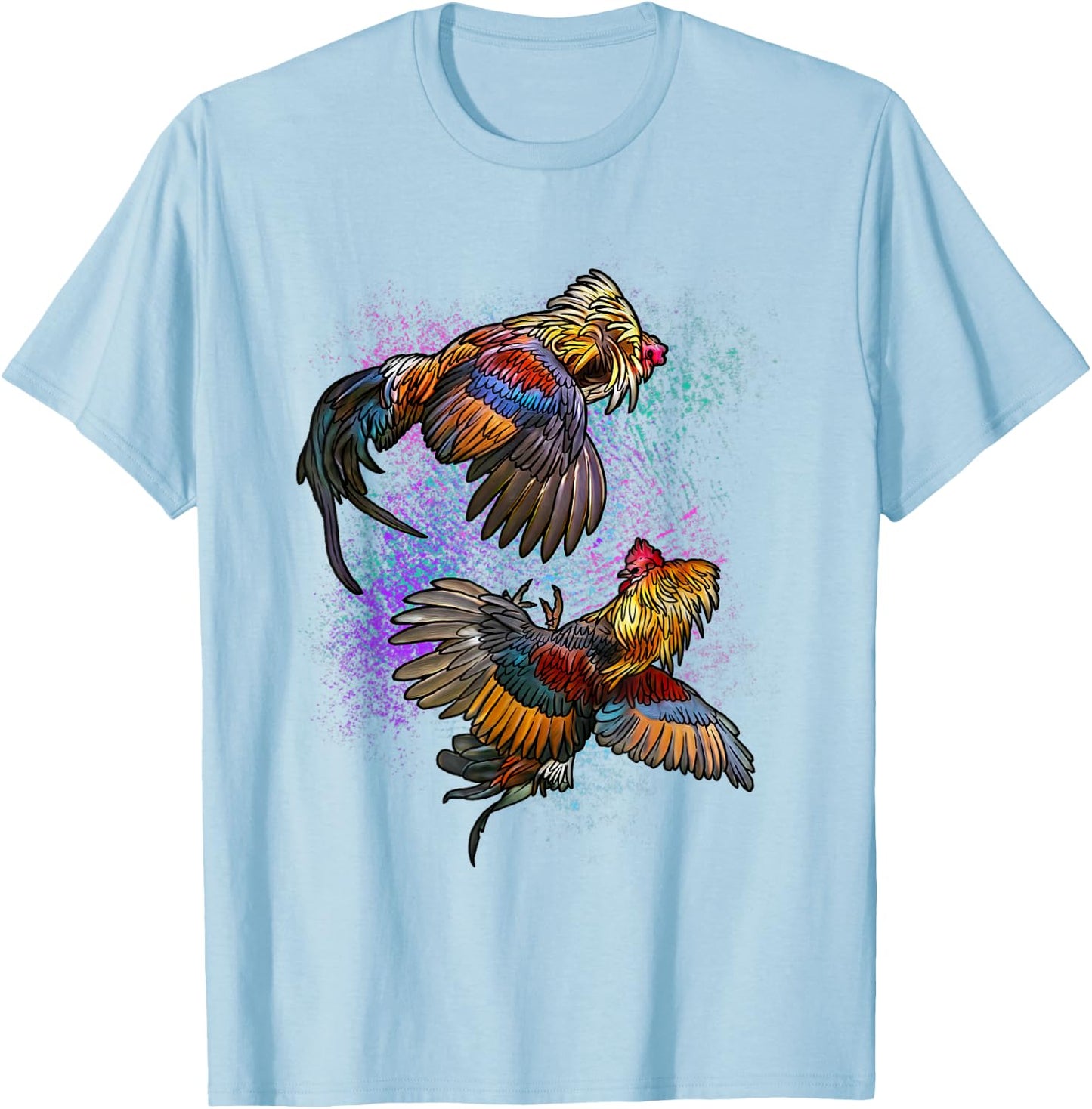 Peleas De Gallos Cockfighter Game Fowl Cockfighting Rooster T-Shirt - T-Shirt | Light Blue