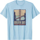 Golden Gate National Recreation Area Bridge Vintage T-Shirt - T-Shirt | Light Blue