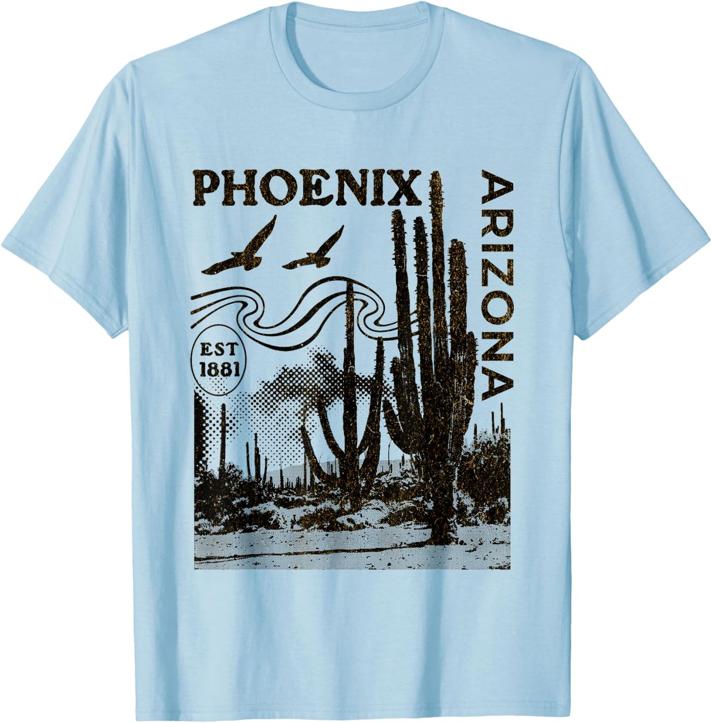 Phoenix T-Shirt - T-Shirt | Light Blue
