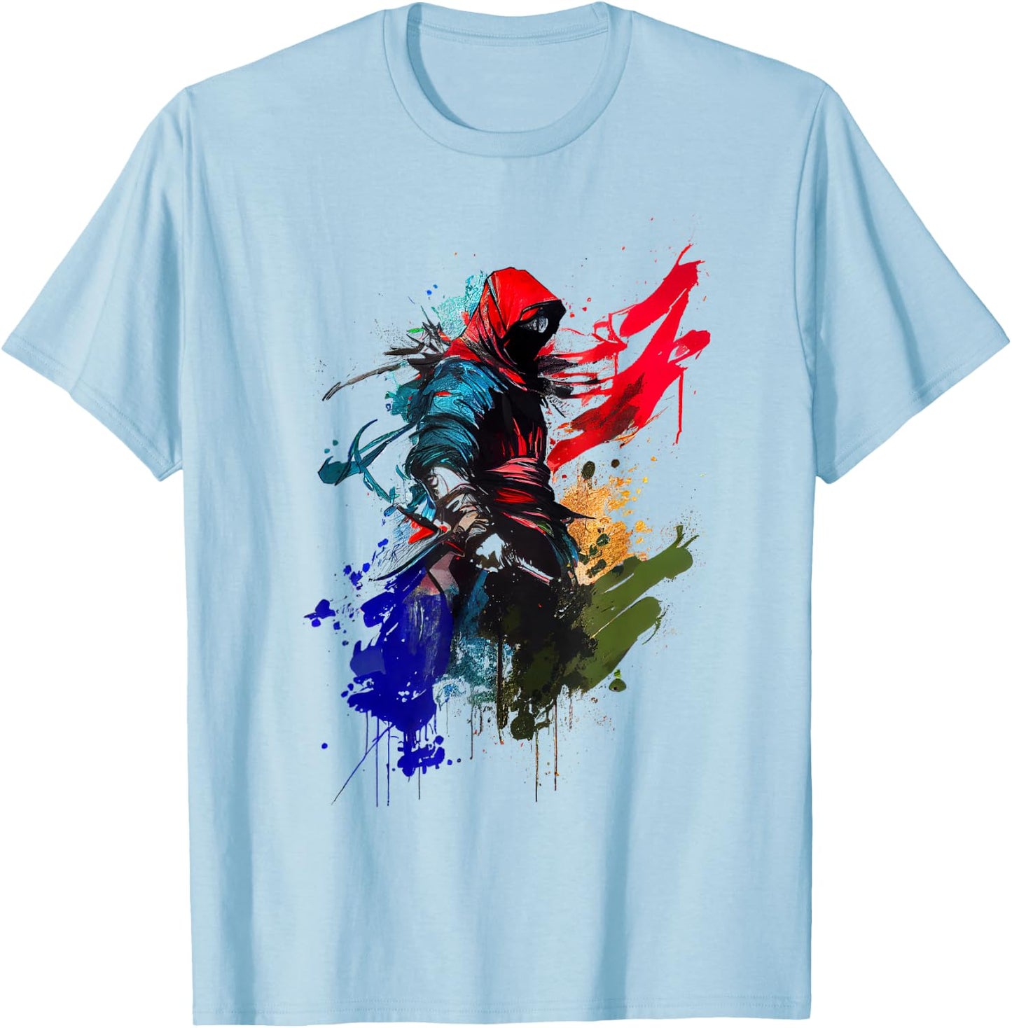 Samurai Ronin T-Shirt - T-Shirt | Light Blue