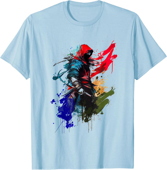 Samurai Ronin T-Shirt - T-Shirt | Light Blue