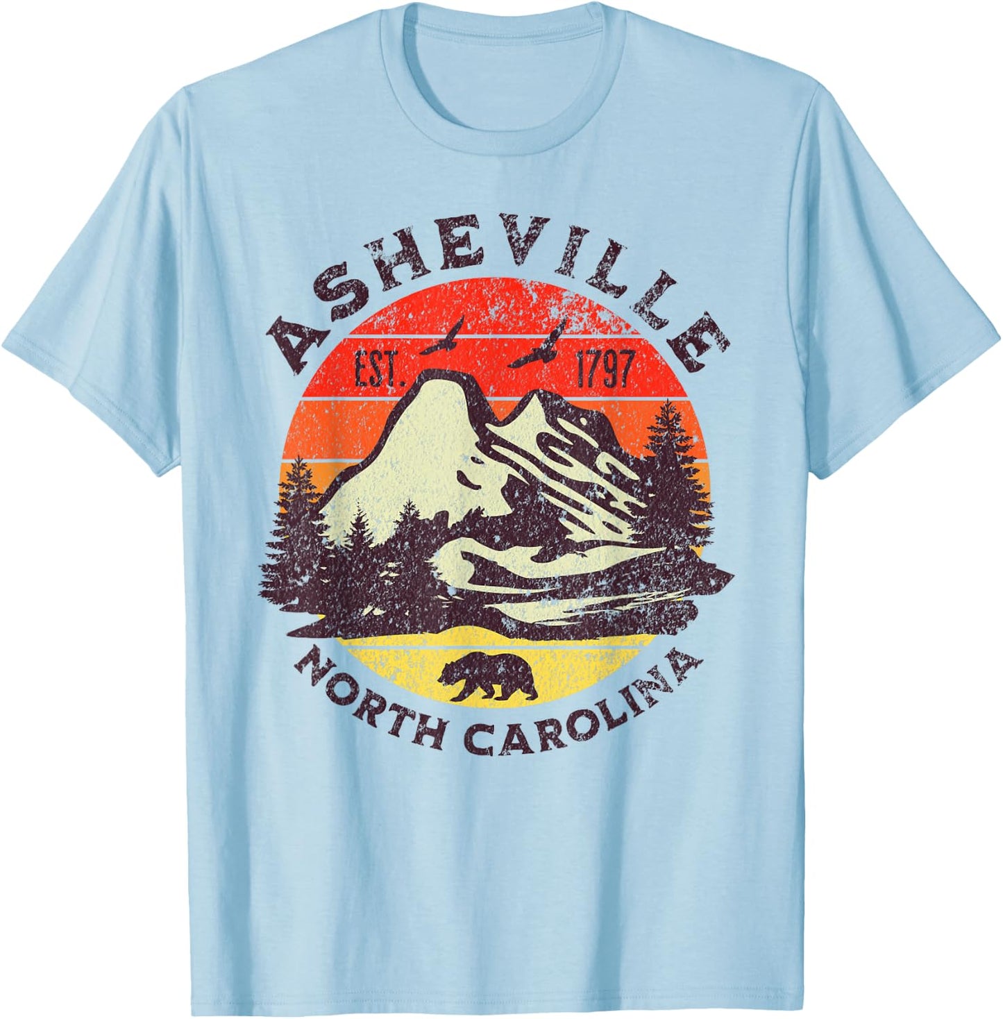 Asheville T-Shirt - T-Shirt | Light Blue