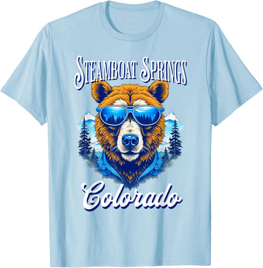 Steamboat Springs T-Shirt - T-Shirt | Light Blue