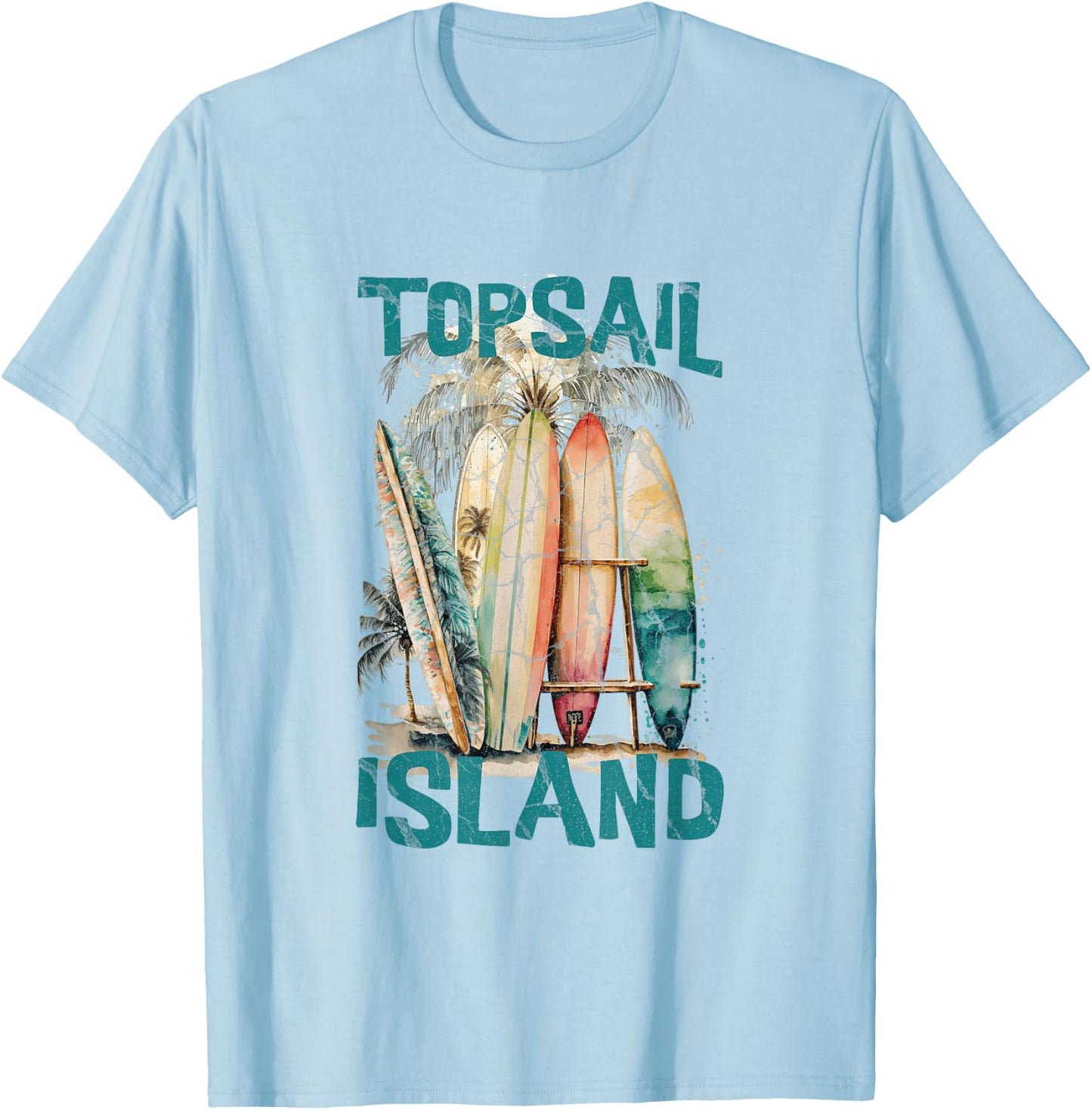 Topsail Island T-Shirt - T-Shirt | Light Blue