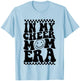 In My Cheer Mom Era Trendy Cheerleading Football Mom Life T-Shirt - T-Shirt | Light Blue