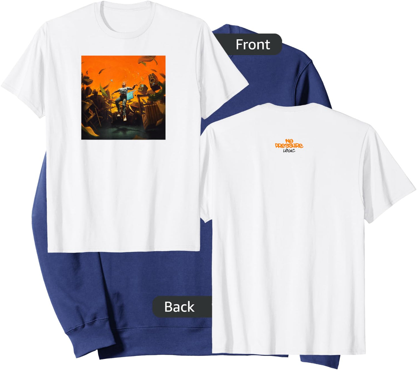 Logic No Pressure Cover Sweatshirt - Sweatshirt | Navy