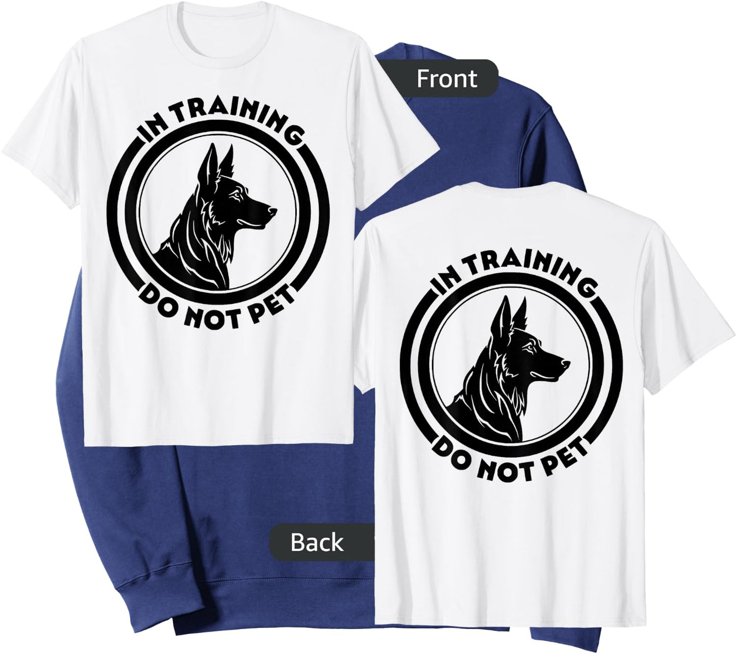In Training, Do Not Pet Sweatshirt - Sweatshirt | Navy