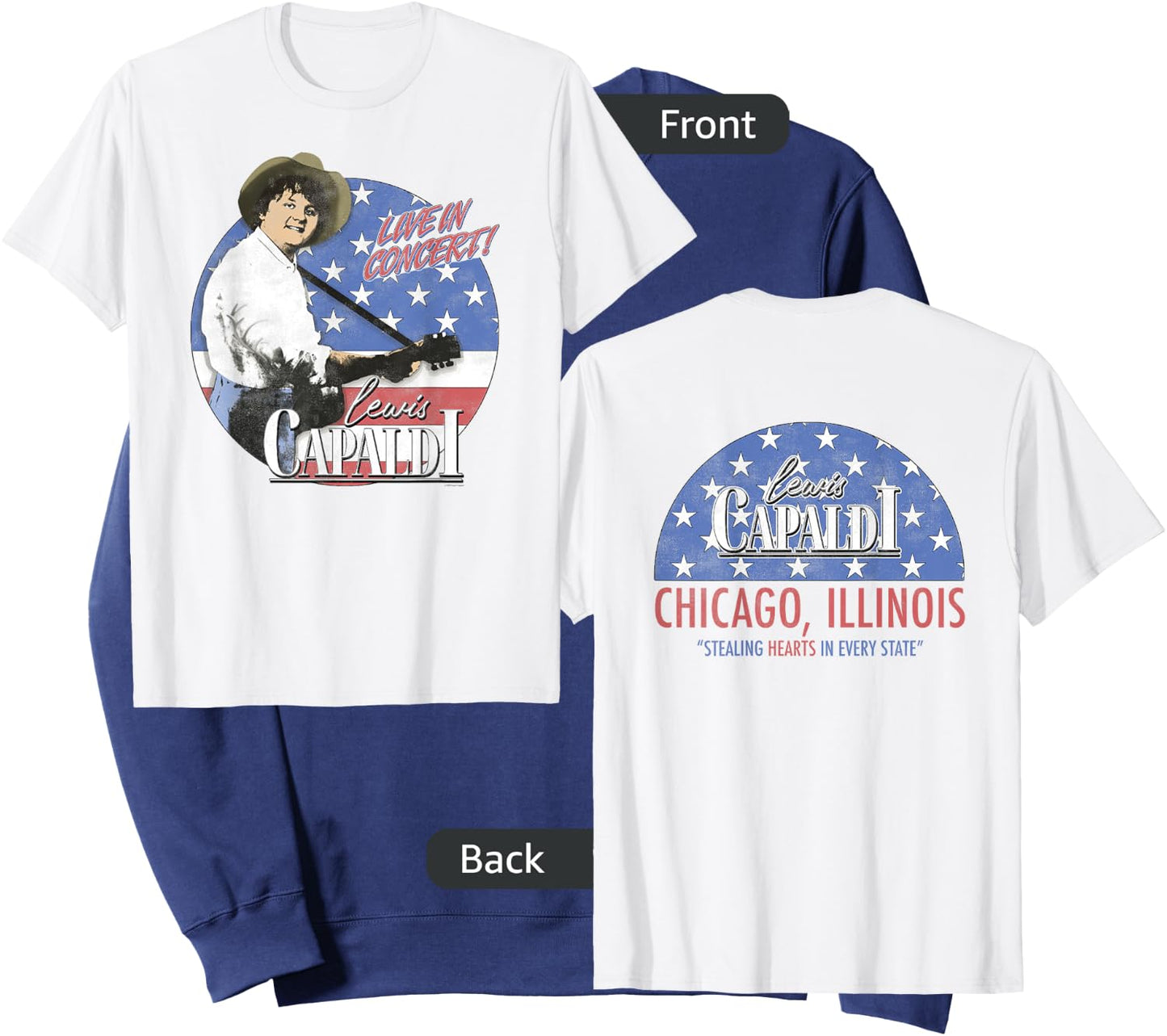 Lewis Capaldi – Americas Sweetheart Chicago Sweatshirt - Sweatshirt | Navy
