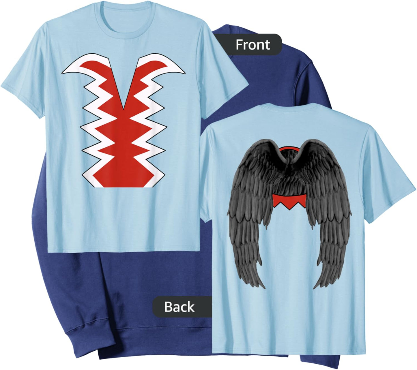 (Wings on Back) Flying Monkeys Costume Oz Halloween Costume Sweatshirt - Sweatshirt | Navy