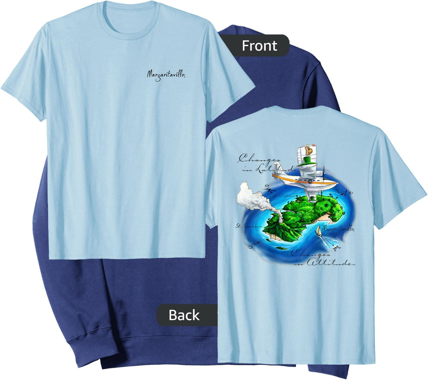 Changes in Latitude, Changes in Attitude Sweatshirt - Sweatshirt | Navy