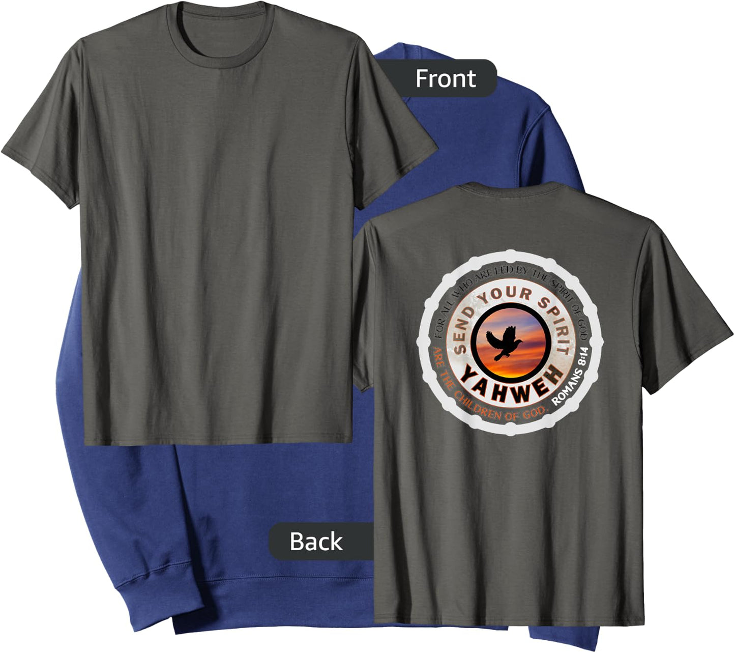 Send Your Spirit Yahweh Sweatshirt - Sweatshirt | Navy