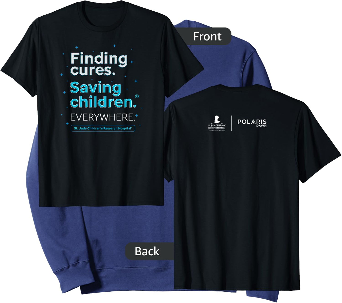 St. Jude Finding Cures. Saving Children. Everywhere Sweatshirt - Sweatshirt | Navy