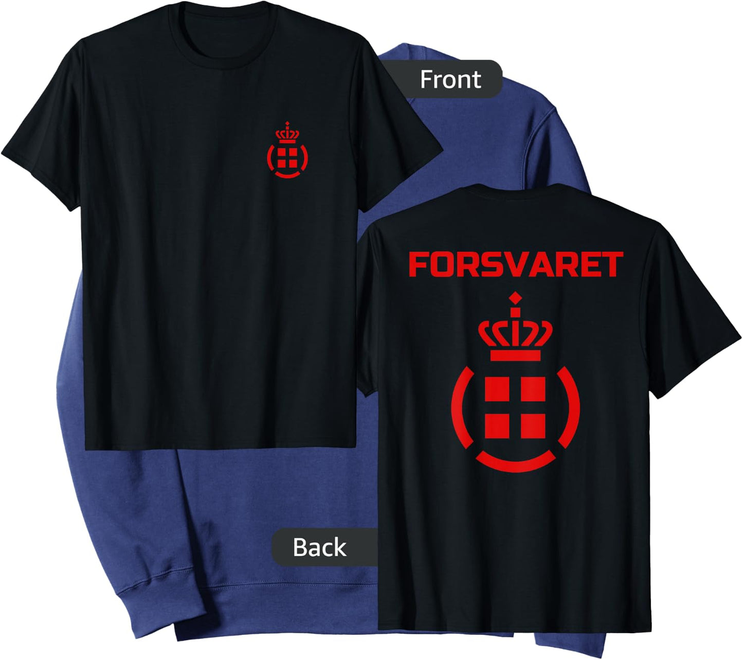 Danish Army Defense Force Denmark Forsvaret Military Sweatshirt - Sweatshirt | Navy