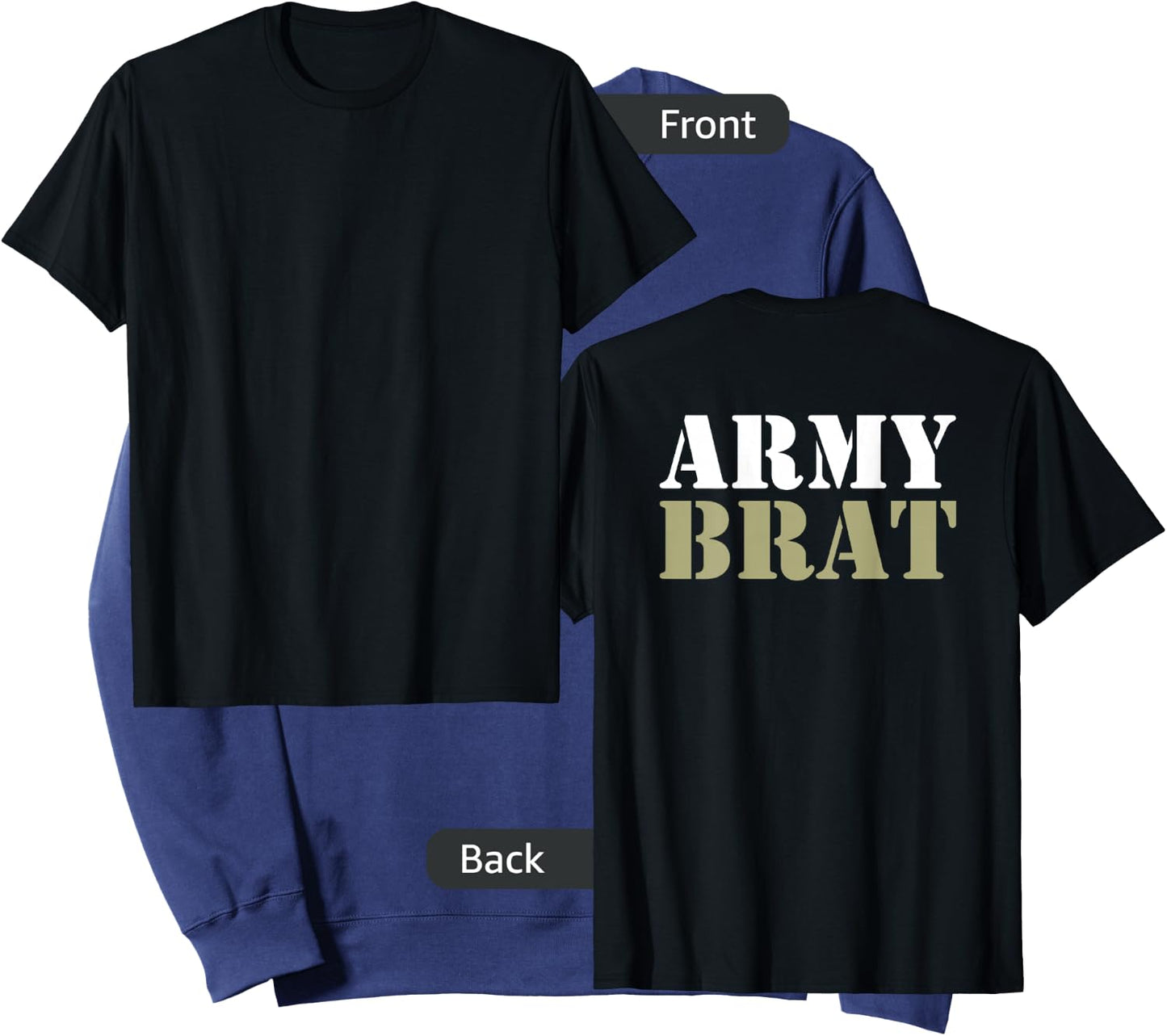 Backprint Army Brat Sweatshirt - Sweatshirt | Navy