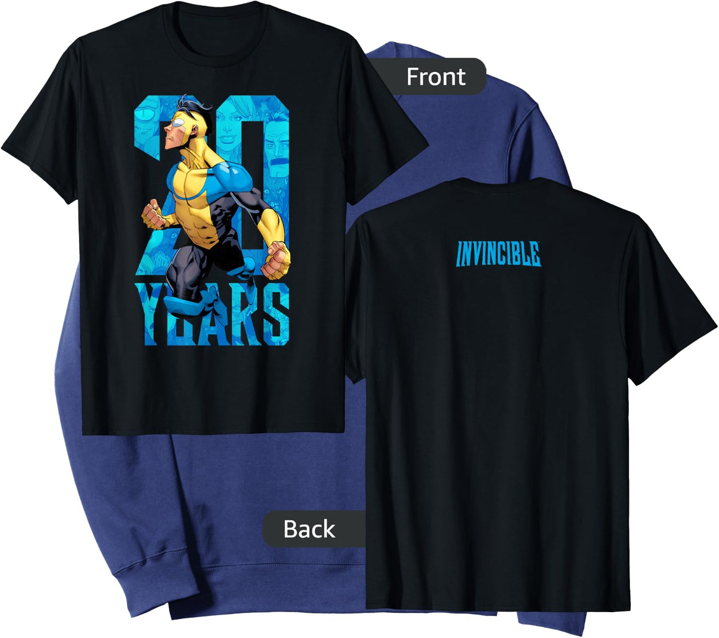 Invincible 20 Years - Invincible Sweatshirt - Sweatshirt | Navy