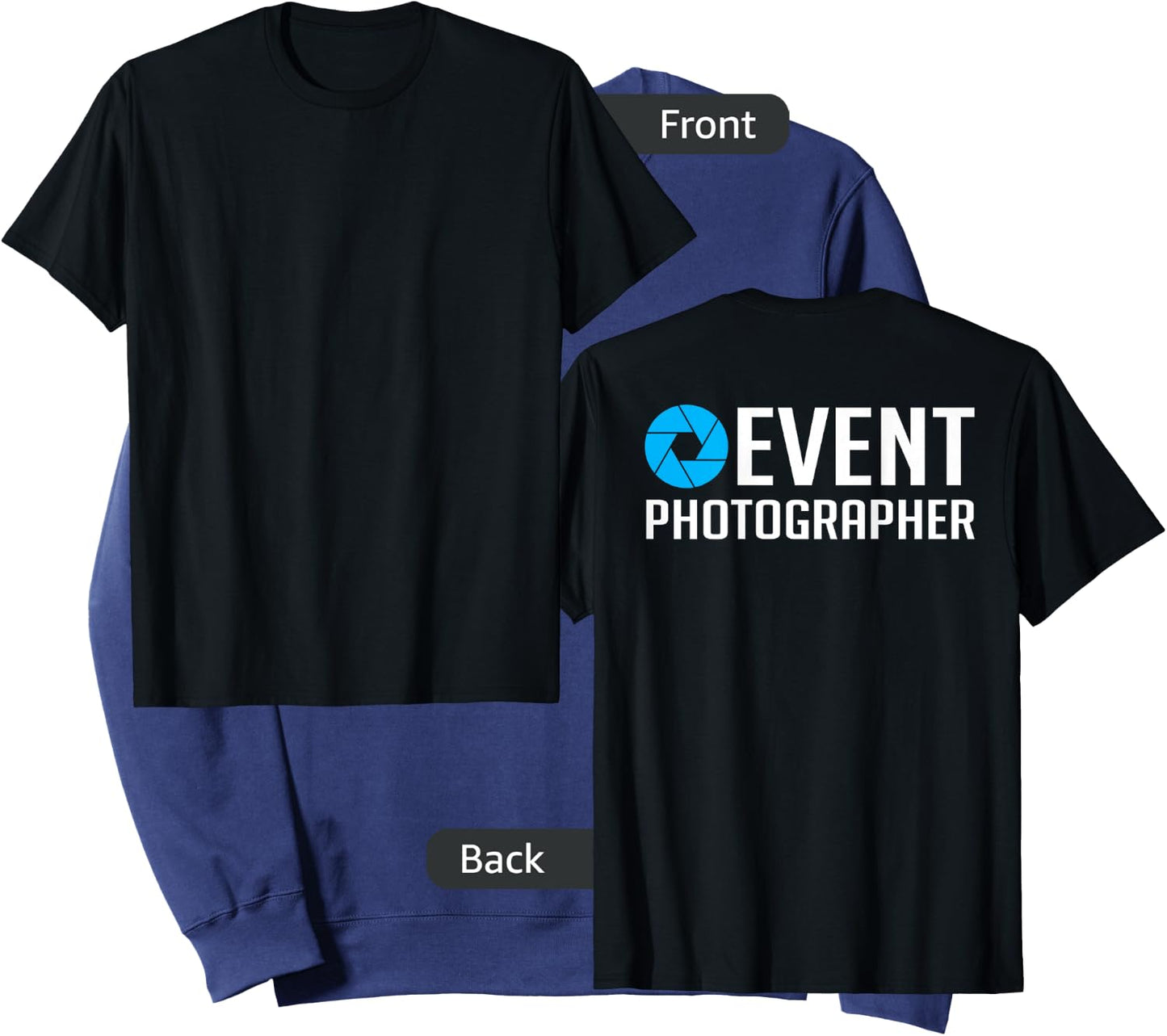 Official Staff Job (Back Printed) Event Photographer Sweatshirt - Sweatshirt | Navy