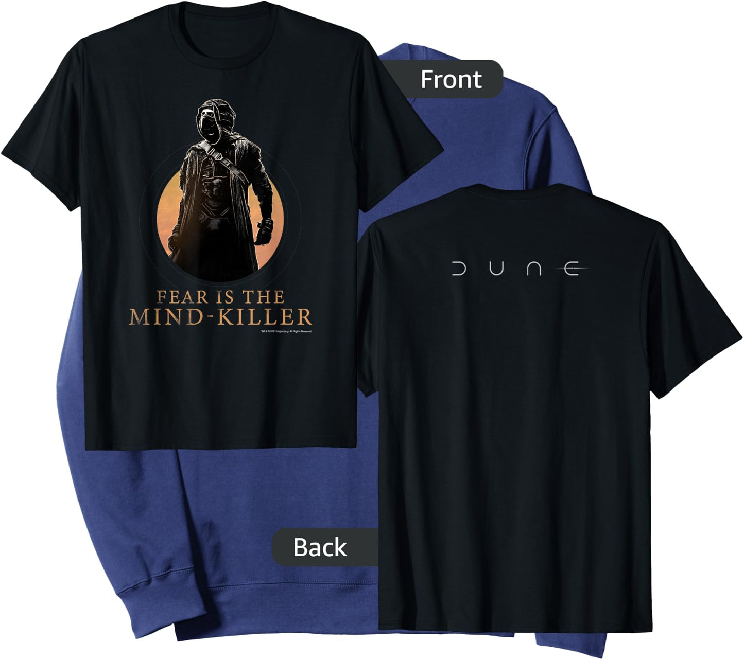 Dune (2021) - Fear is The Mind Killer - Paul Stillsuit Sweatshirt - Sweatshirt | Navy