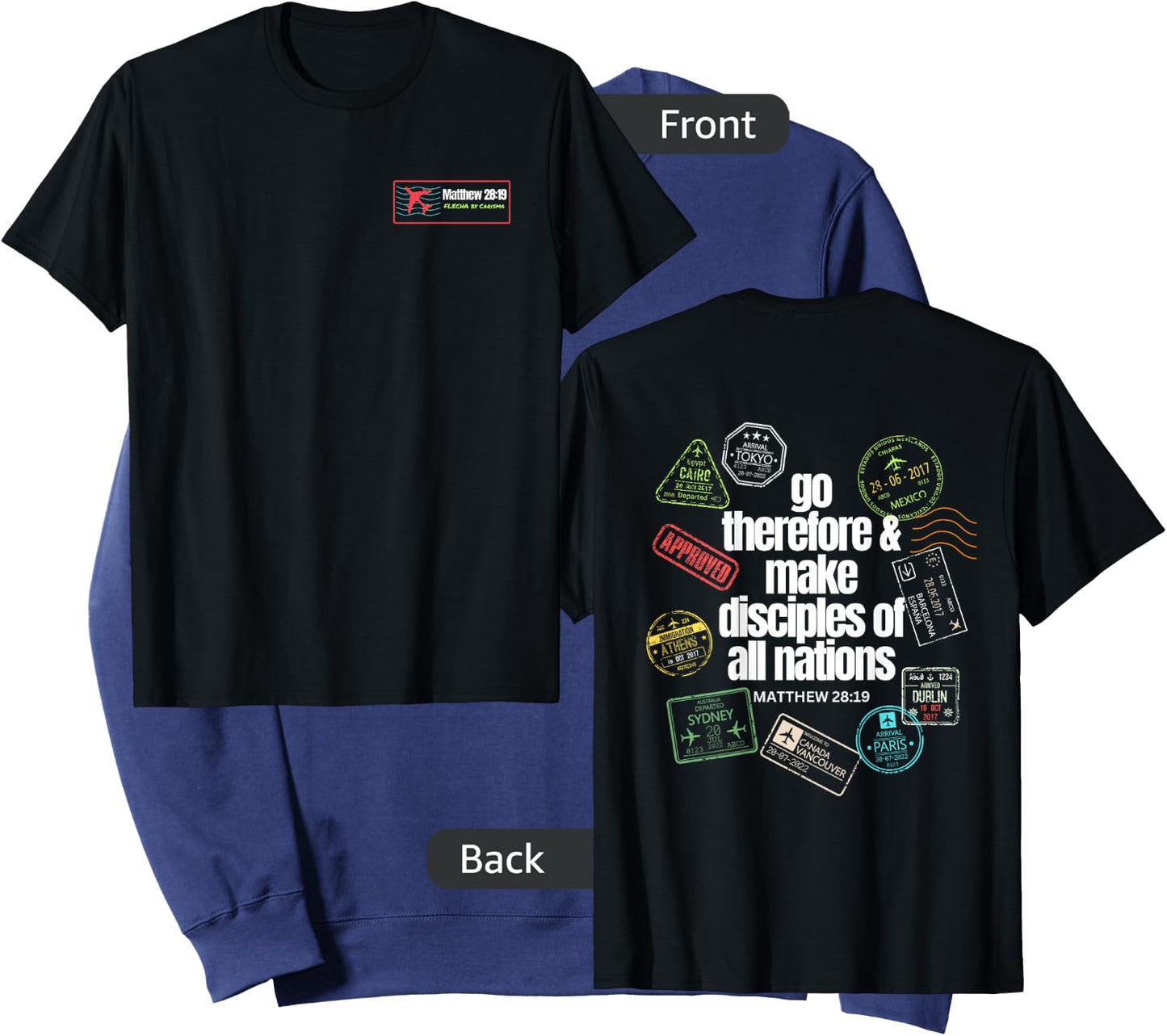 GREAT COMMISSION (front logo) Sweatshirt - Sweatshirt | Navy
