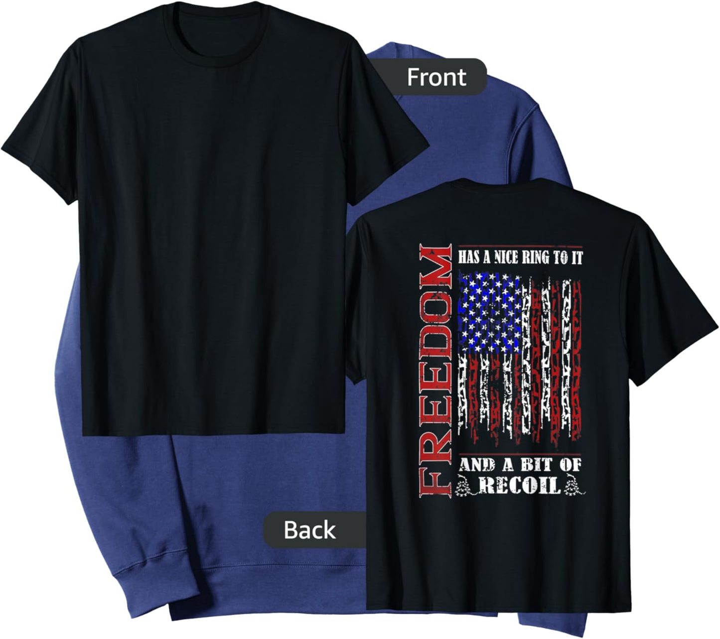 Freedom Has a Nice Ring to it (on Back) Sweatshirt - Sweatshirt | Navy