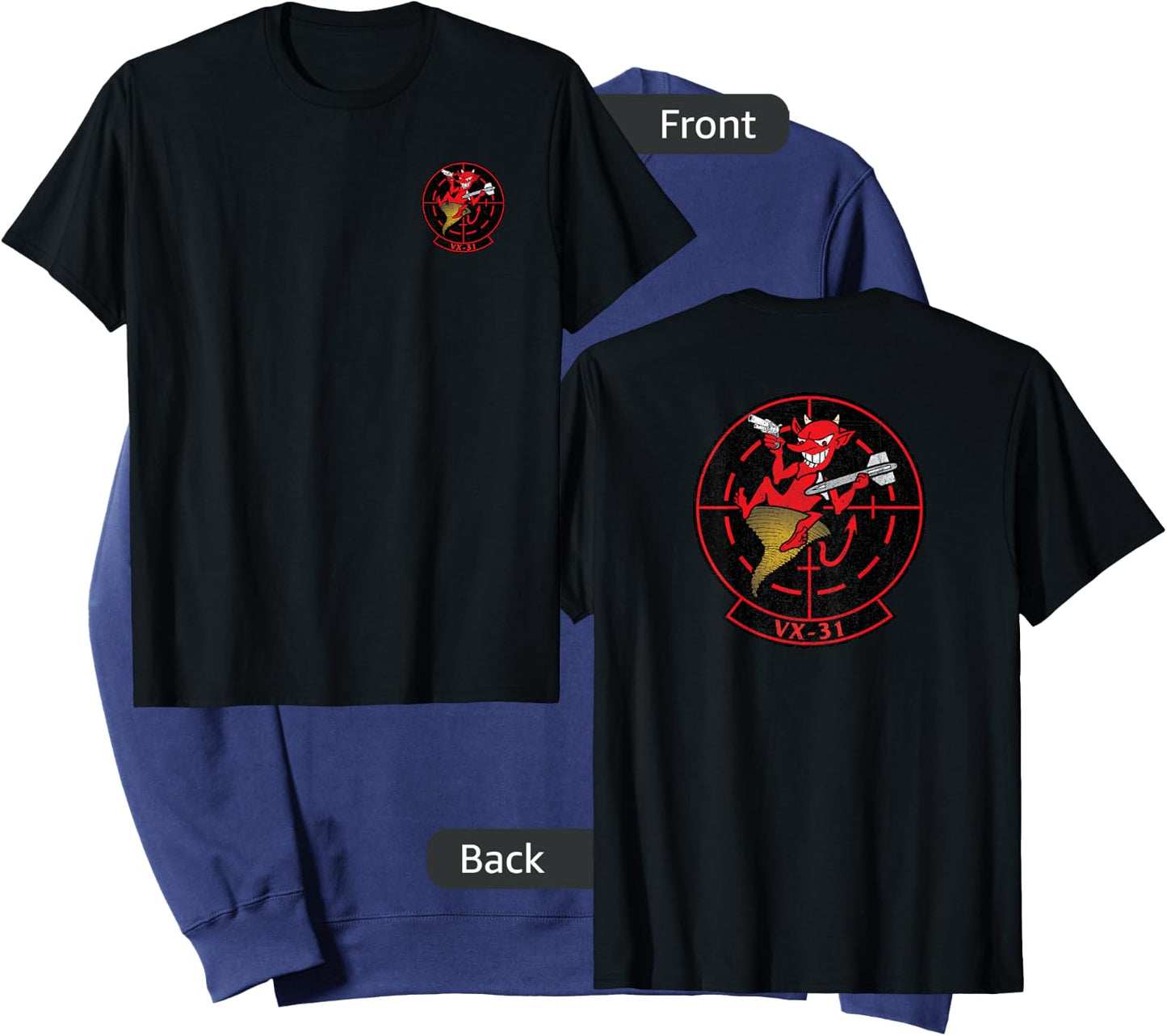 Air Test And Evaluation Squadron VX-31 DUST DEVILS Sweatshirt - Sweatshirt | Navy