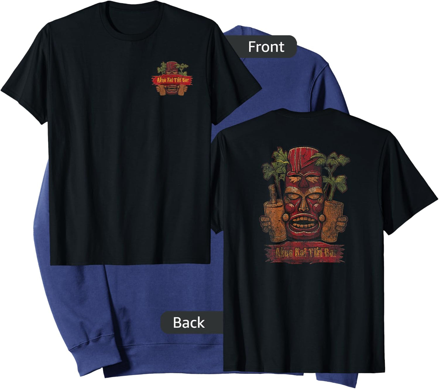 Akua Kai Tiki Bar / Hawaiian Tropical Dive Bar Style / Sweatshirt - Sweatshirt | Navy
