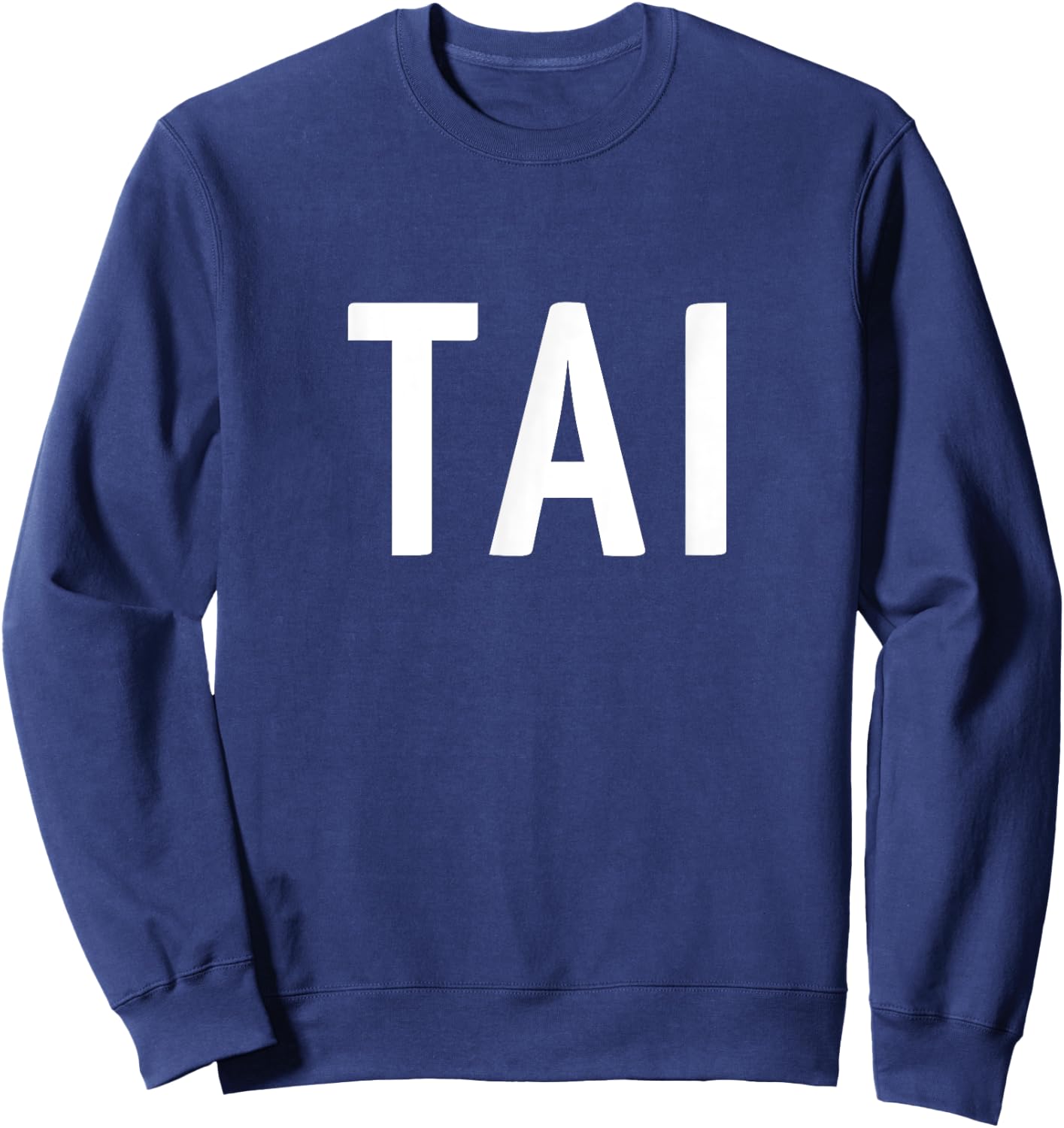 TAI - Taiwan Two Part Combo Design - Taiwanese Flag Part 1 Sweatshirt - Sweatshirt | Navy