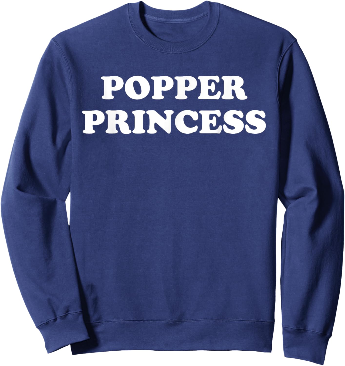 Popper Princess Apparel Sweatshirt - Sweatshirt | Navy