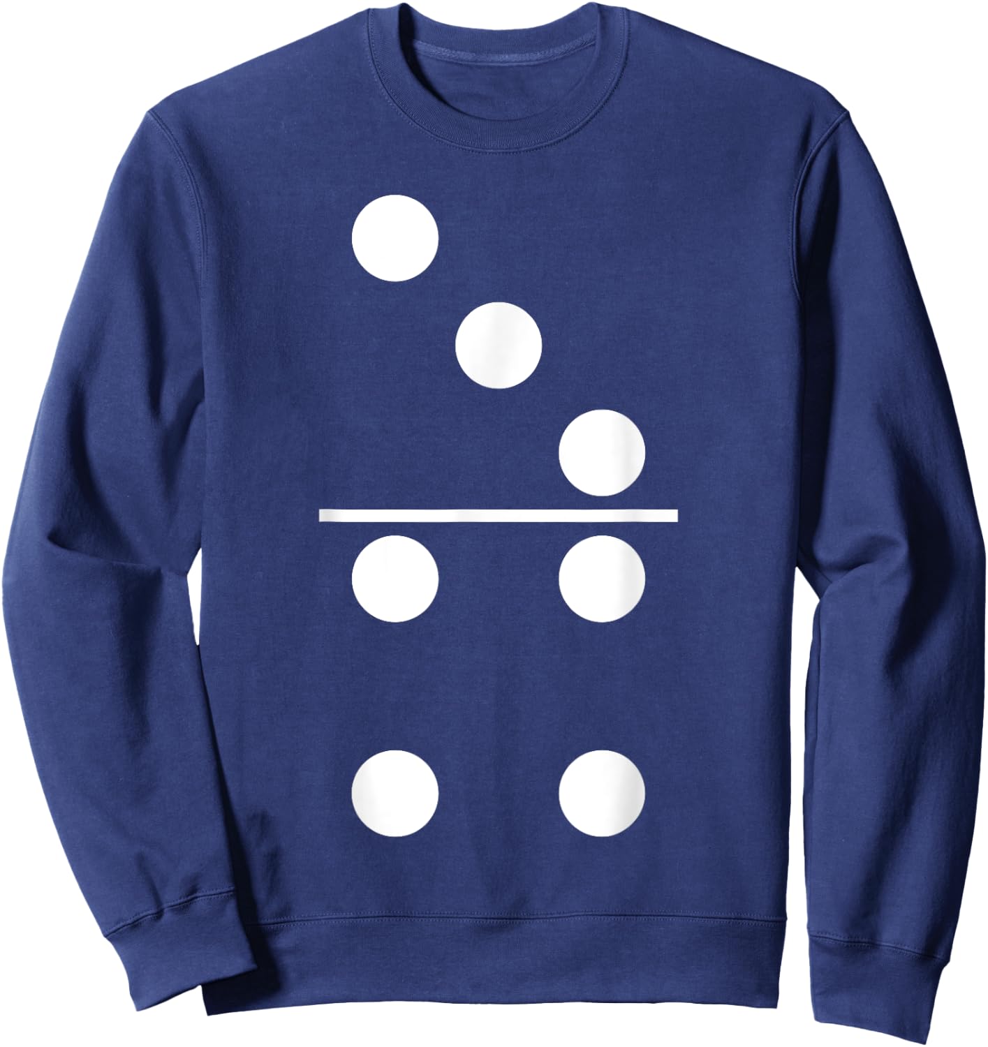 Domino Game 3 4 Matching Halloween Group Costume Sweatshirt - Sweatshirt | Navy