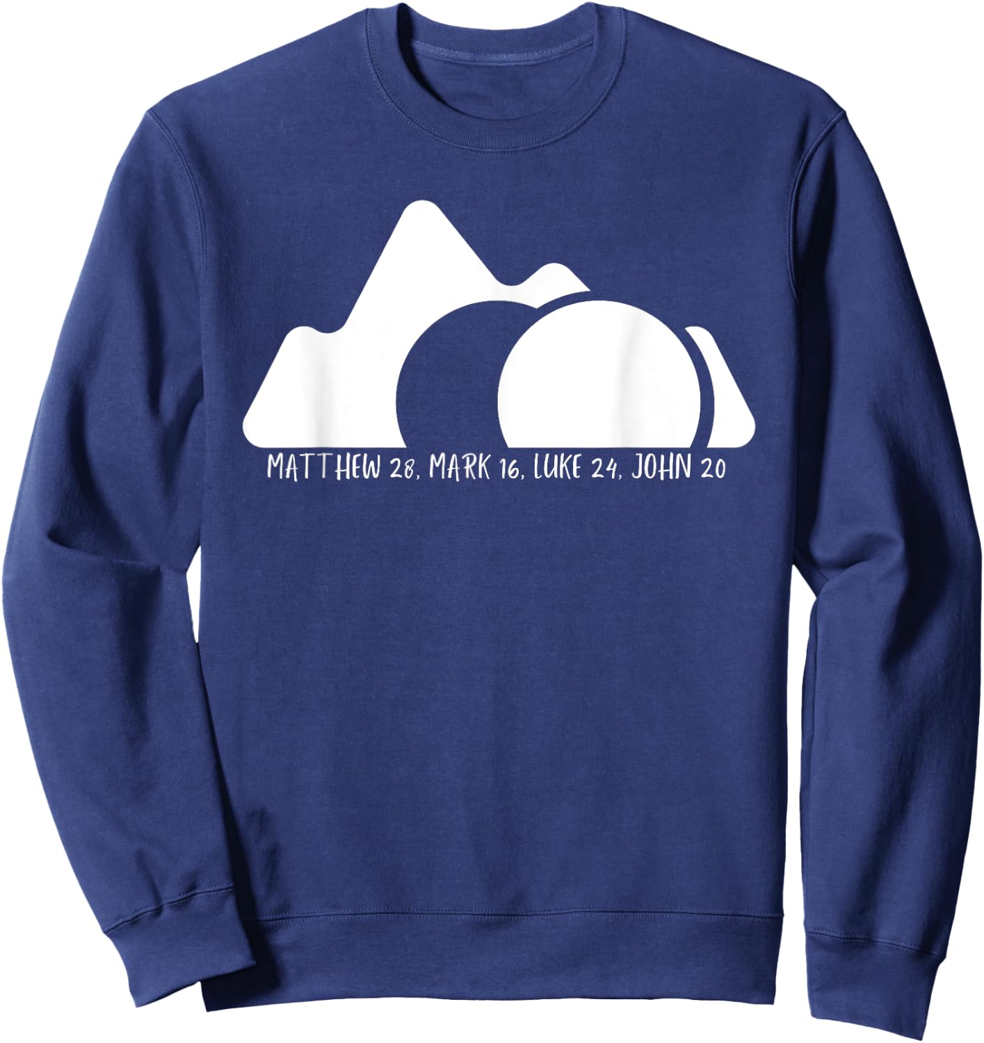 Empty Tomb The Tomb Was Empty Jesus Easter Men Women Kids Sweatshirt - Sweatshirt | Navy