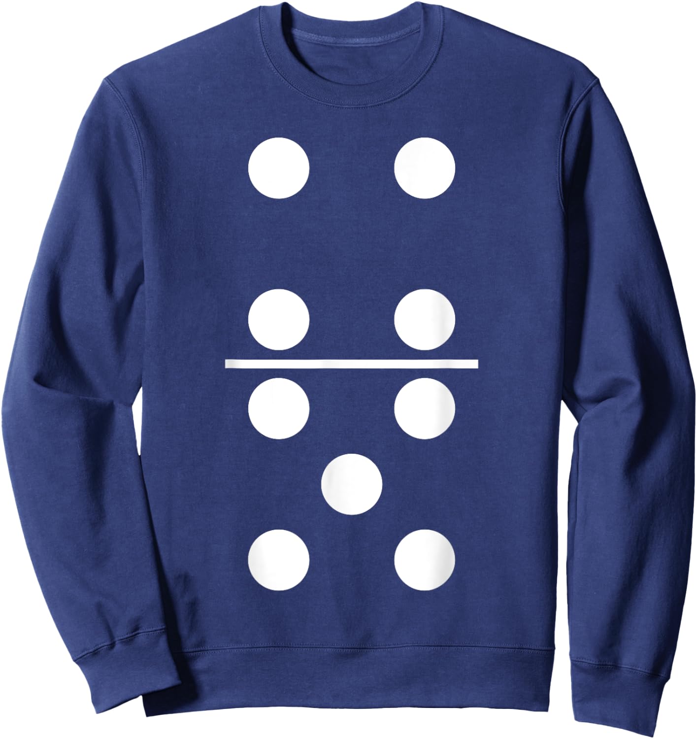 Domino Game 4 5 Matching Halloween Group Costume Sweatshirt - Sweatshirt | Navy