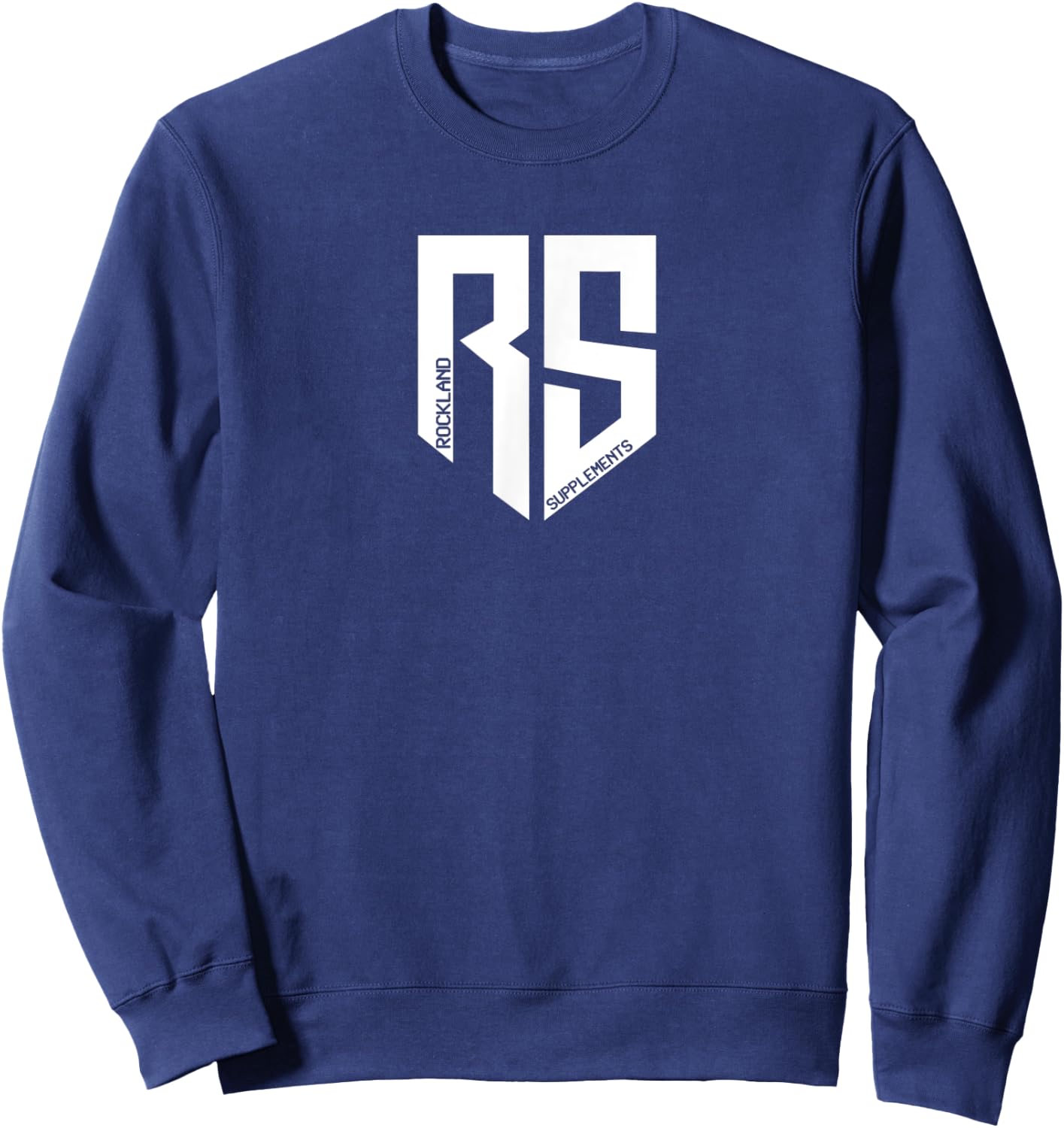 ROCKLAND SUPPLEMENTS - Gym Fitness Workout Official F671 Sweatshirt - Sweatshirt | Navy
