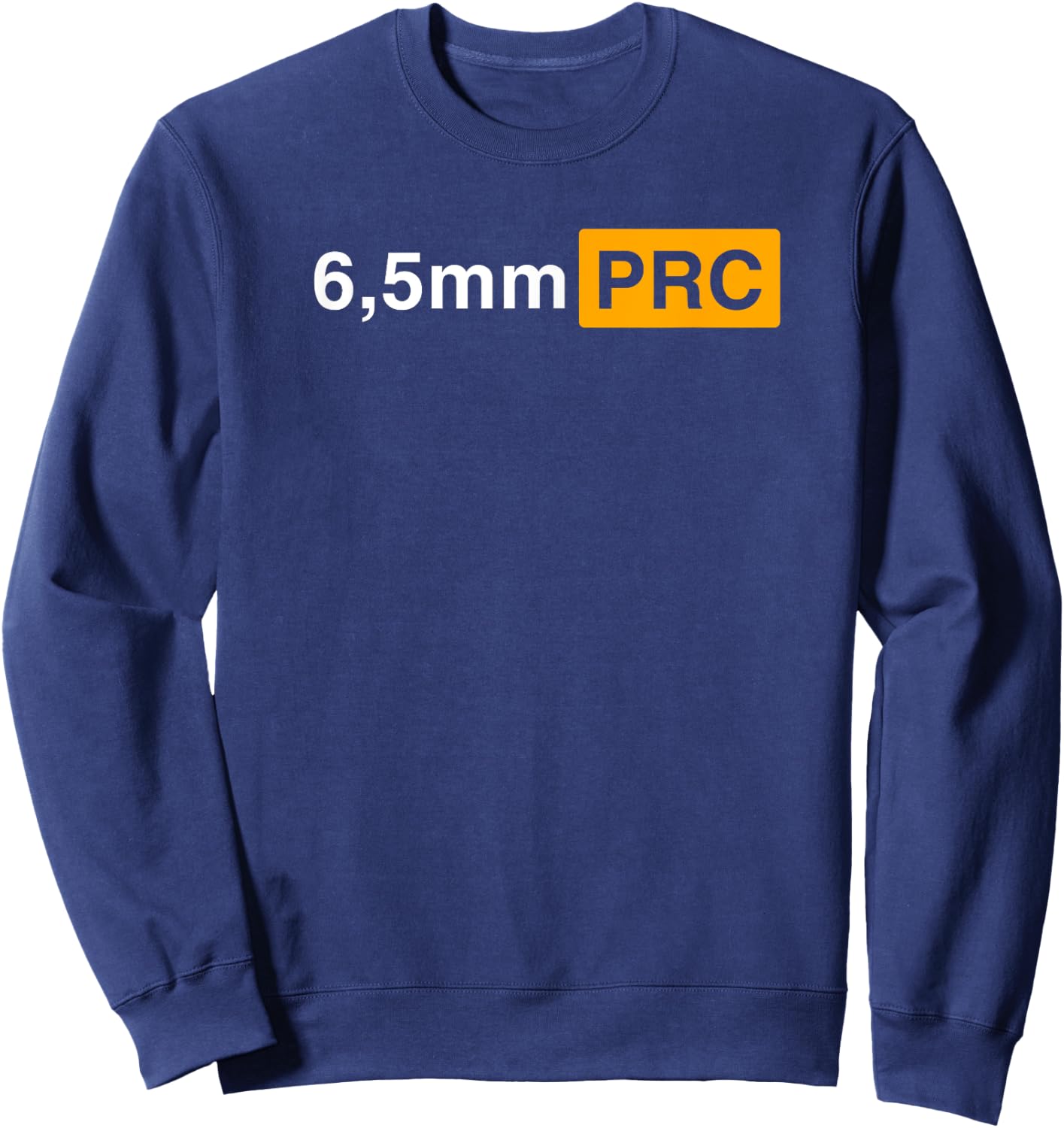 6,5 mm PRC Long Range, Hunting Ammo Sweatshirt - Sweatshirt | Navy