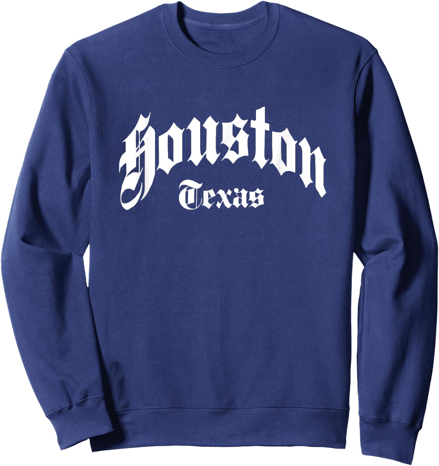 Houston - Texas - Old School Design - Classic Sweatshirt - Sweatshirt | Navy