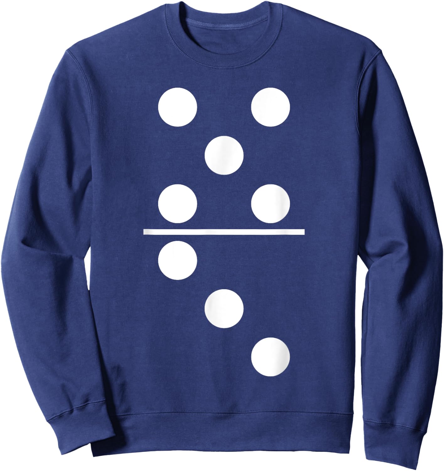 Domino Game 5 3 Matching Halloween Group Costume Sweatshirt - Sweatshirt | Navy