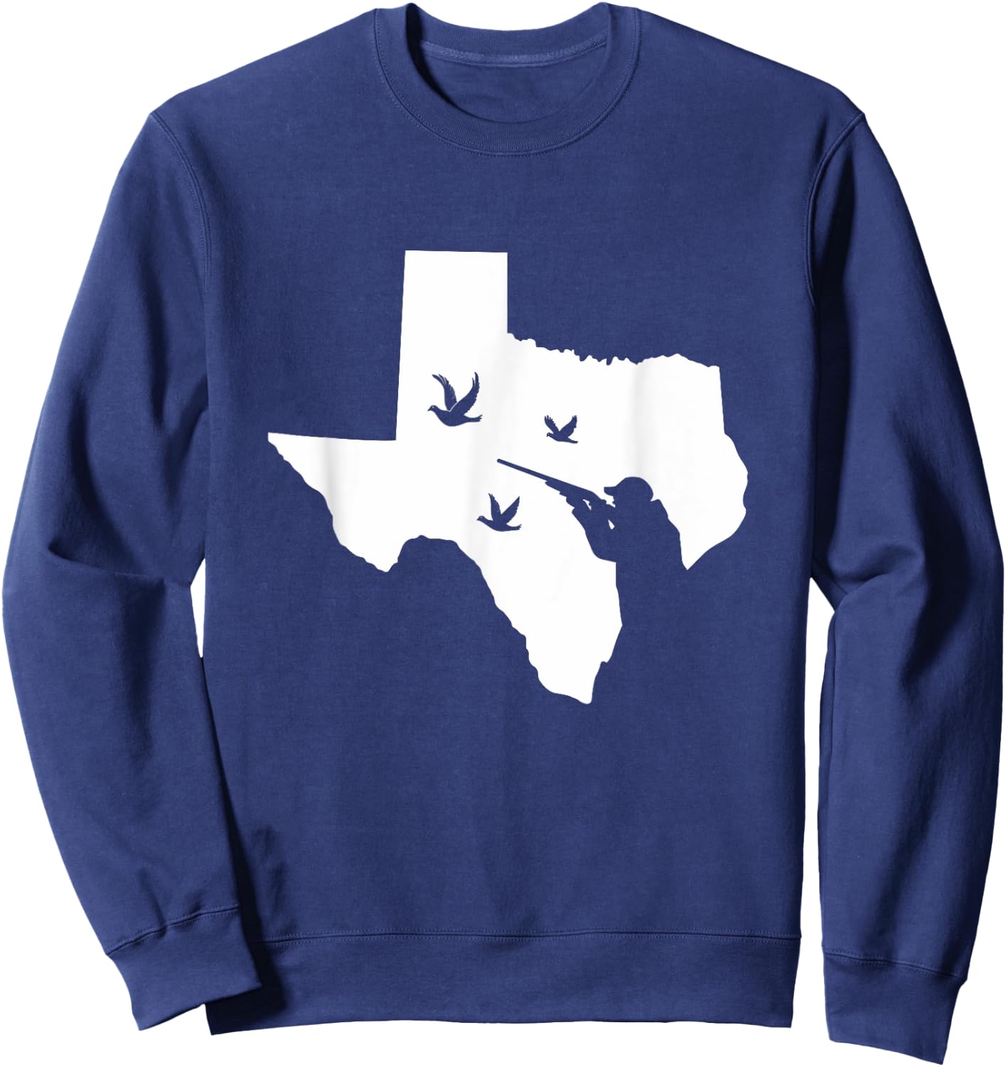 Vintage Texas Dove Hunting Gift Shirt - Bird Hunter Sweatshirt - Sweatshirt | Navy
