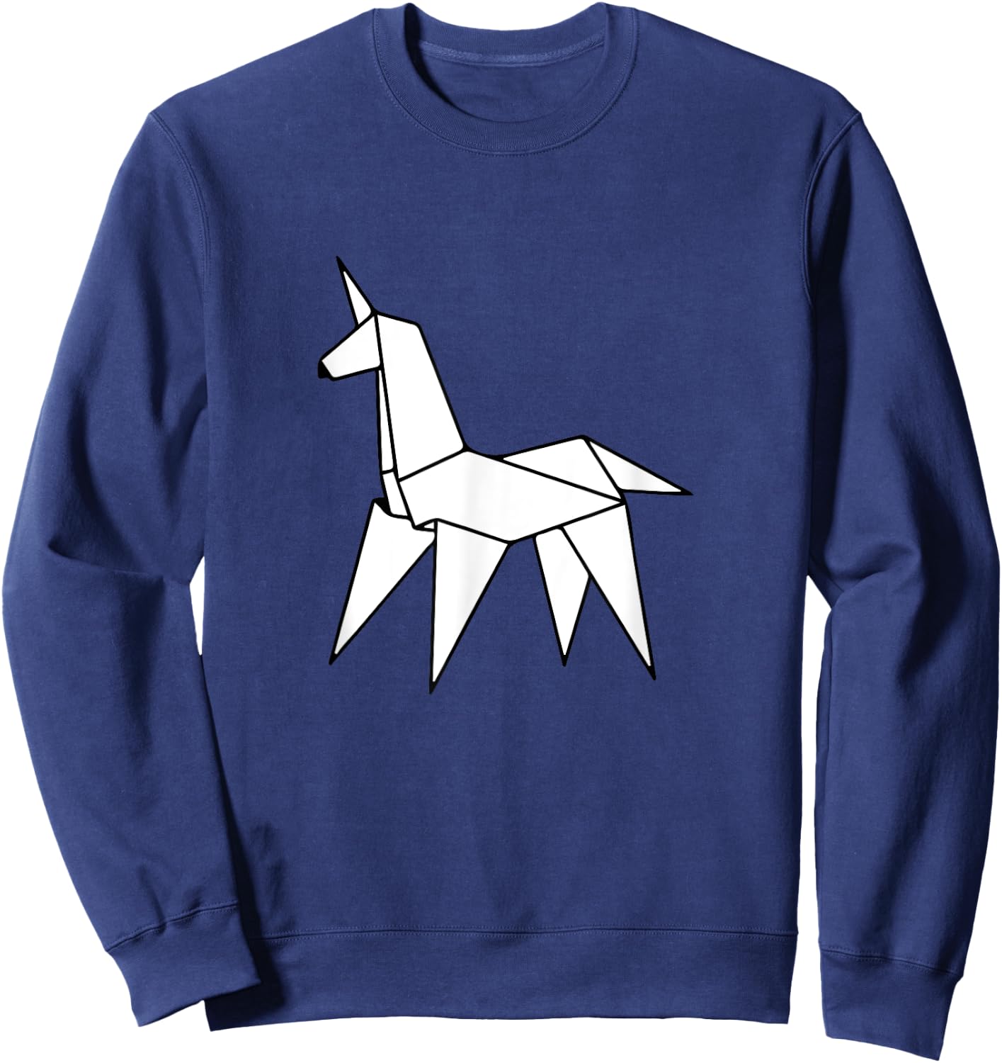Origami Unicorn Sweatshirt - Sweatshirt | Navy