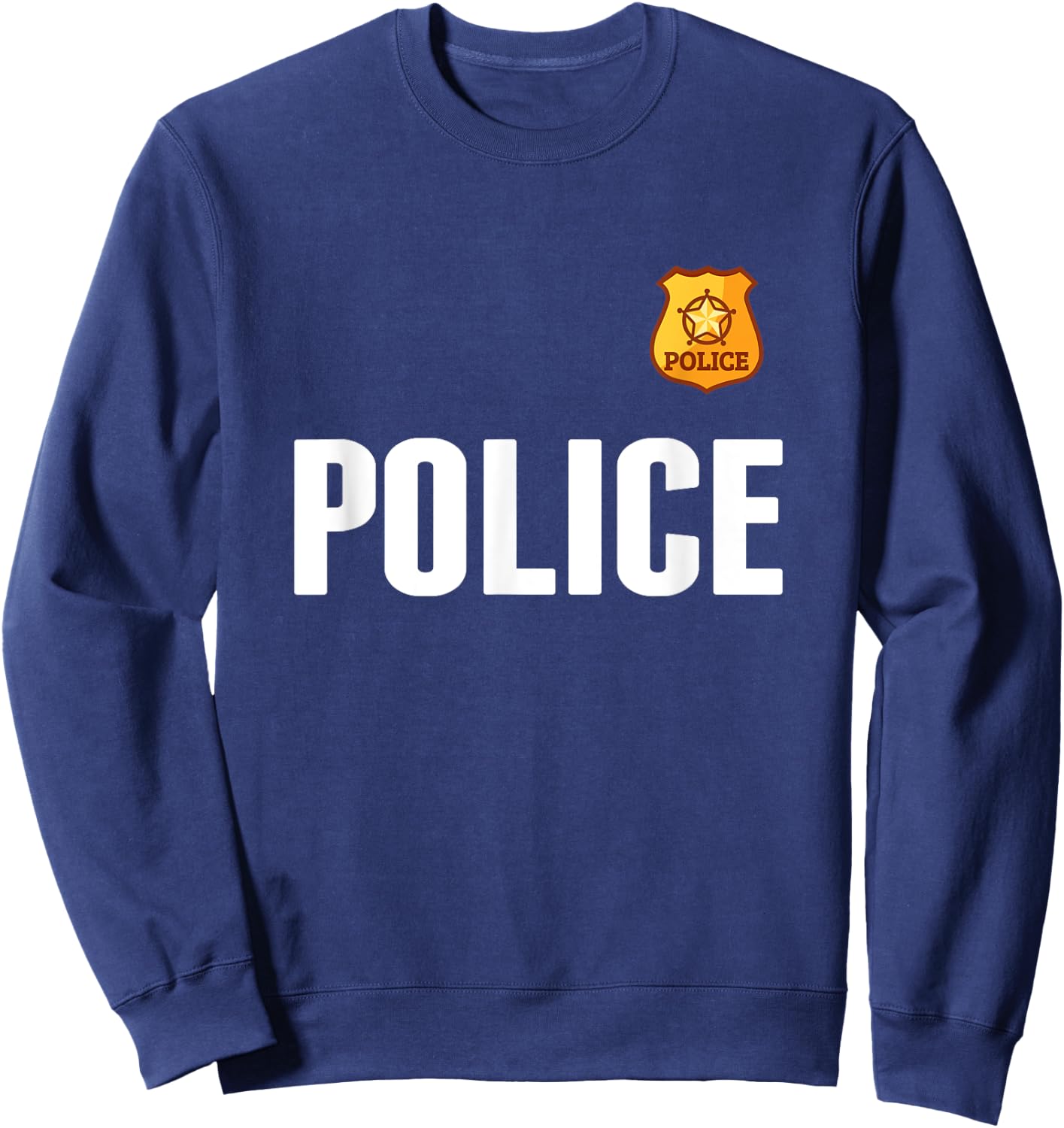 Cop Policeman Officer Costume Boys Kids Sweatshirt - Sweatshirt | Navy