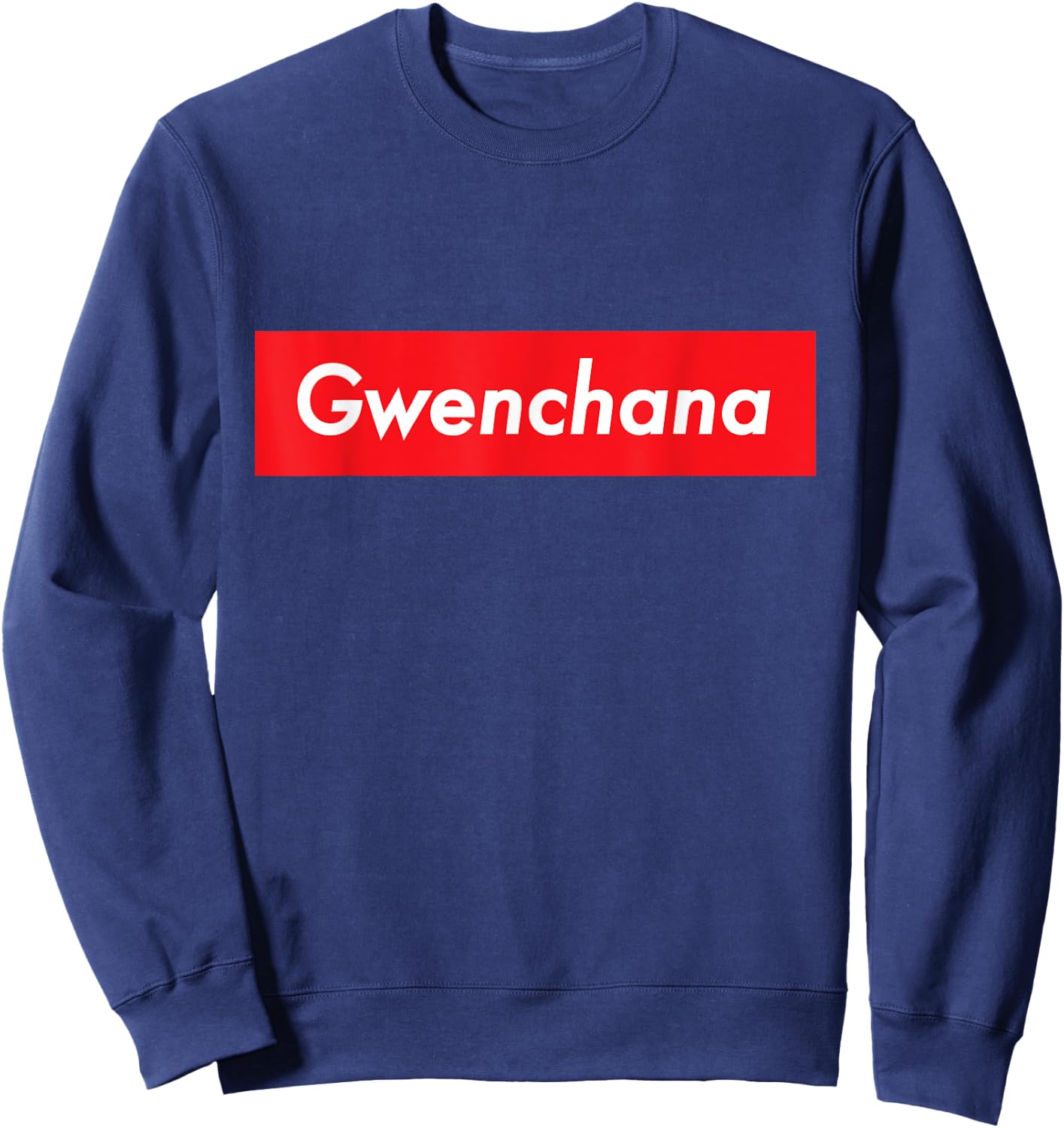 Gwenchana funny Korean meme saying Sweatshirt - Sweatshirt | Navy