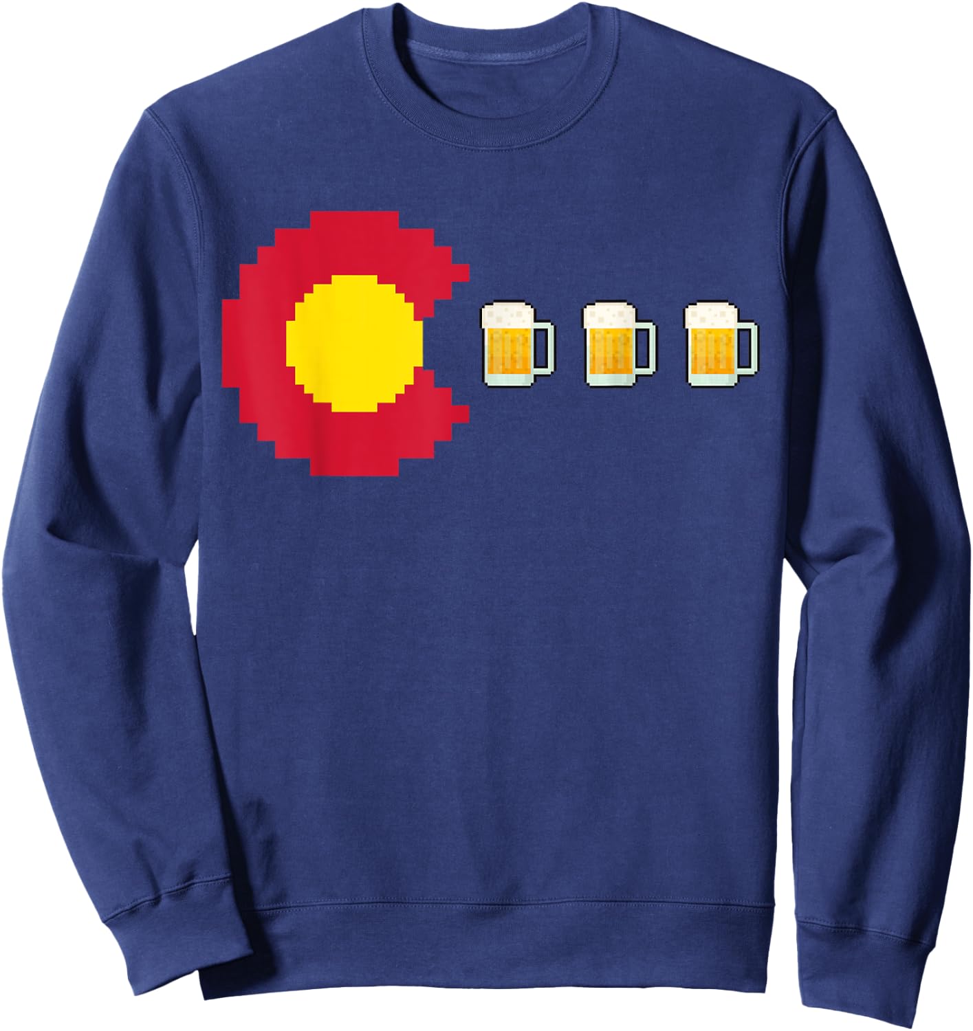 Funny Colorado Beer Brewery Sweatshirt - Sweatshirt | Navy