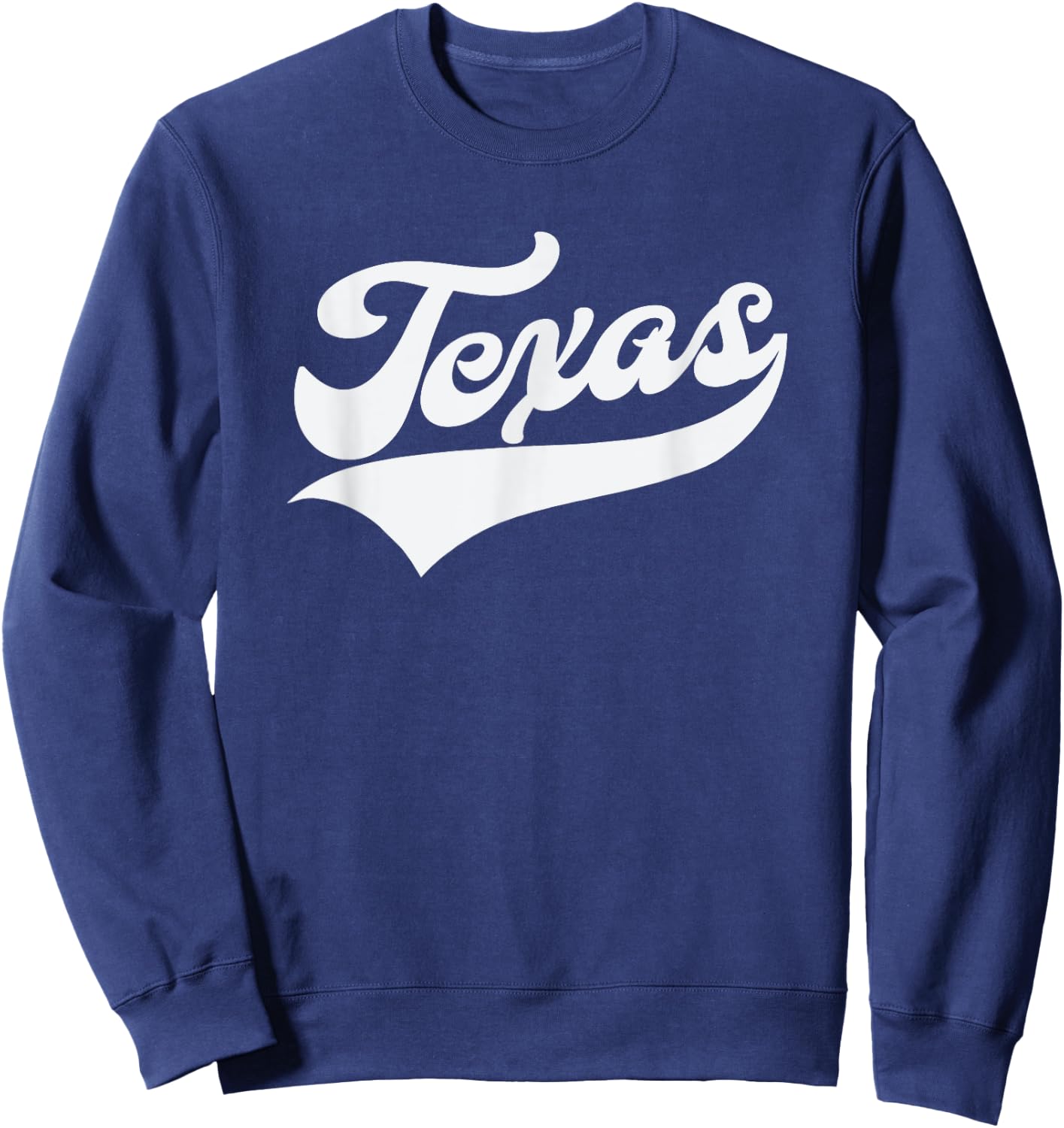 Texas - Retro / Throwback Design - Classic Sweatshirt - Sweatshirt | Navy